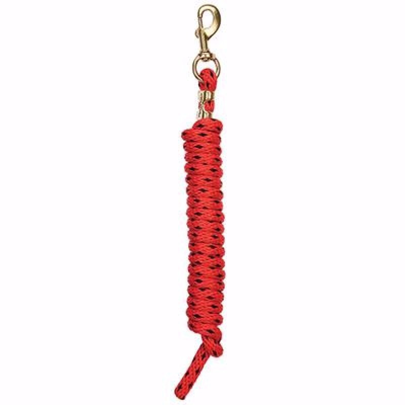 Poly lead rope Red