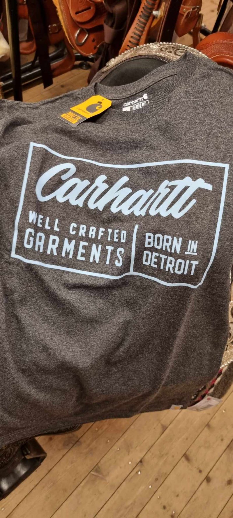 carhartt t-shirt grijs
