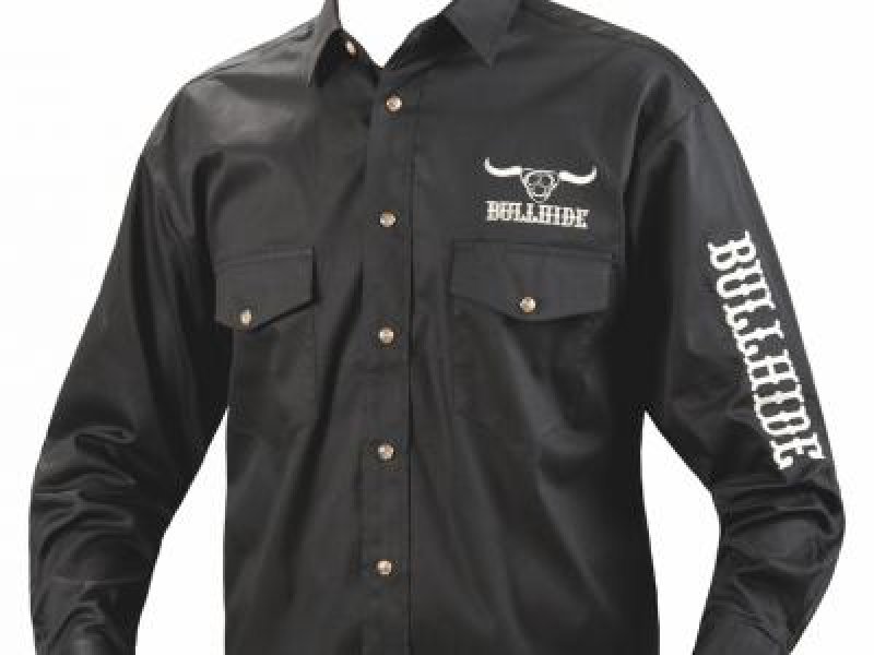 bullhide shirt black